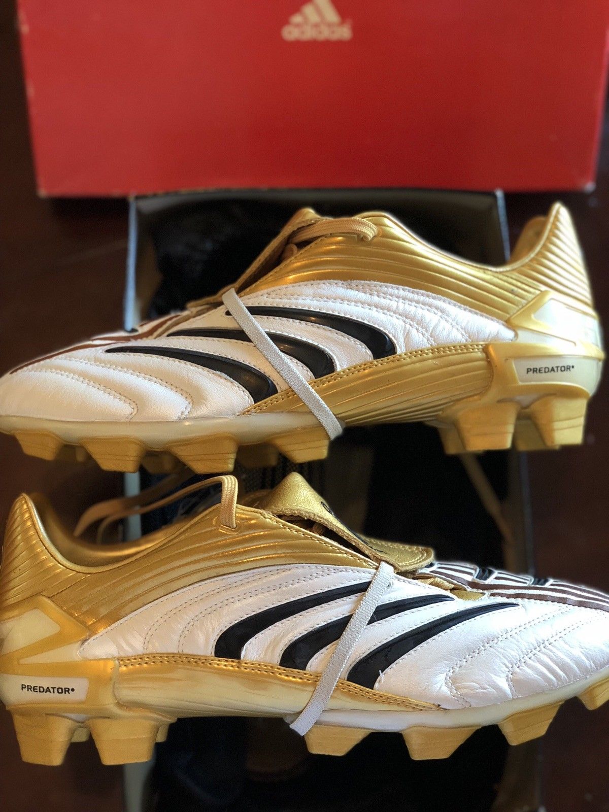 Triple Comeback in 2019 9 Gold x Adidas Predator Football Boots
